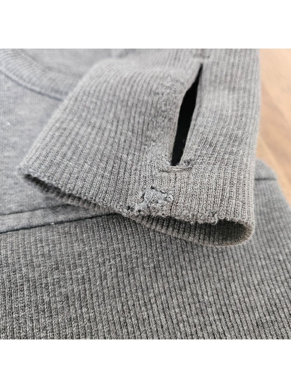 Lululemon Scuba Hoodie Grey Size 4 Zip Up Athleisure Jacket - Picture 5 of 9